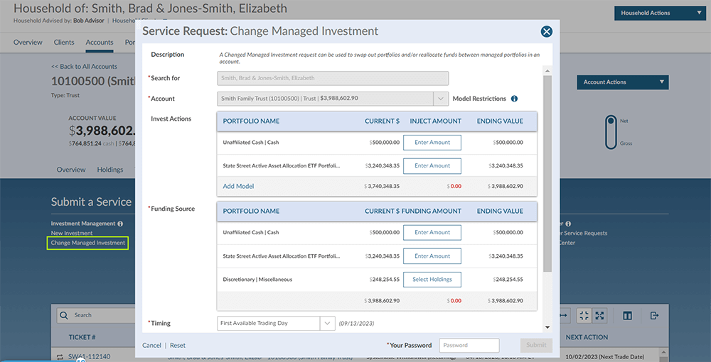 change-managed-investment
